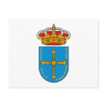 asturias, coat, arms, postcard