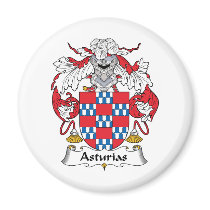 Asturias Family Crest magnets
