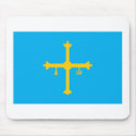 Asturias Flag Mousepad by FlagTshirts Asturias Flag Mousepad