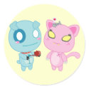 Asyl & Nadel Valentine - My Heart is Yours stickers by sugaroverkill Asyl & Nadel Valentine - My Heart is Yours stickers
