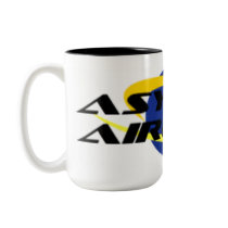 Asylum Airlines kaffekrus, stor mugs