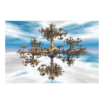 Asymetricall Fractal Posters by Tao_Fish