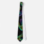 Asymmetrical Rainbow Swirl Neck Tie