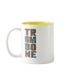Asymmetrical Trombone Coffee Mugs