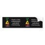 Asynchronous Avatar Advertisers Bumper Stickers