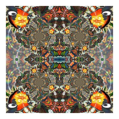 At Adj Mandala Organica Huge Design Print by bbqshoes