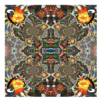 At Adj Mandala Organica Huge Design Print by bbqshoes At Adj Mandala Organica Huge Design Print