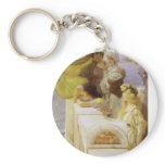 At Aphrodite's Cradle by Sir Lawrence Alma Tadema Key Chain