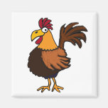 AT- Funky Rooster Magnet