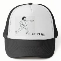 AT HER FEET hats by Female_Supremacy AT HER FEET hats