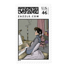 At Her Piano Postage