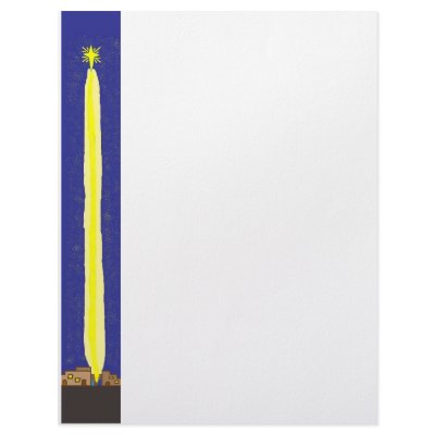 At His Birth Customized Letterhead by Trebor43
