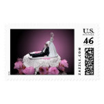 bride, dragging, groom, wedding, wedding stamps