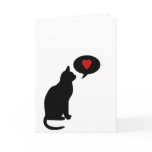 At least your cat loves you card
