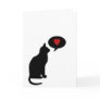 At least your cat loves you card