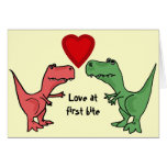 AT- Love at First Bite Dinosaur Card
