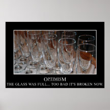 At one time my glass was full (L) Print