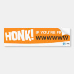 AT&T honk if sticker Bumper Stickers