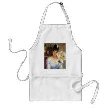 At the Ball by Berthe Morisot Apron