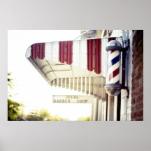 At the barber shop {poster}