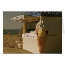At the Beach Greeting Cards