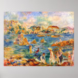 At the beach of Guernesey by Alfred Sisley Print