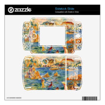 At the beach of Guernesey by Alfred Sisley Skins For Sidekick Slide