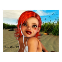 At The Beach Shore Poster posters by SlayerX At The Beach Shore Poster posters