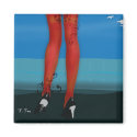 At The Black Sands Beach Act1 Magnet by LittleMilkyShop At The Black Sands Beach Act1 Magnet