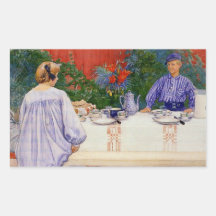 At the Breakfast Table 1910 Sticker