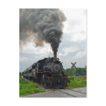 At The Crossing Postcard by nedell At The Crossing Postcard