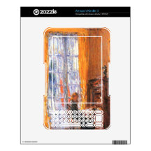 At the desk by Childe Hassam Decal For The Kindle 3