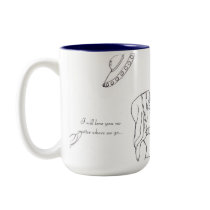 At the Edge of Space Two Tone Mug