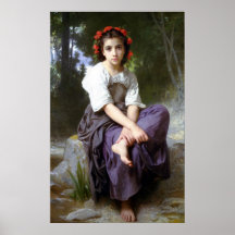 At the Edge of the Brook Print