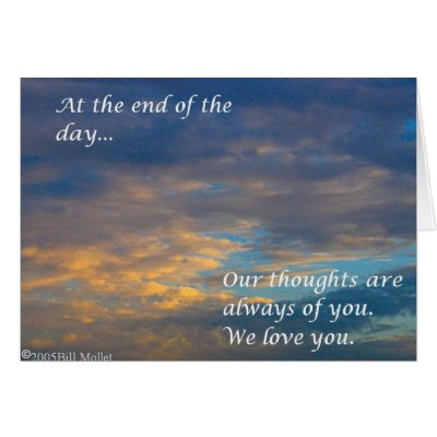 At the End of the Day  Greeting Cards by wdm_emm