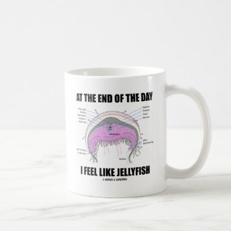 At The End Of The Day I Feel Like Jellyfish Mugs