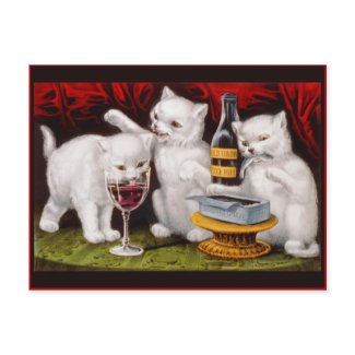 At the Feast - Postcard postcard