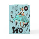 At The Hop Greeting Card