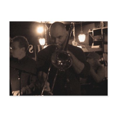At the Jazz Club Post Cards by jankaharris