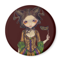 "At the Masquerade Ball" Magnet by strangeling "At the Masquerade Ball" Magnet