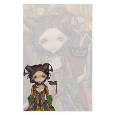"At the Masquerade Ball" Stationery by strangeling