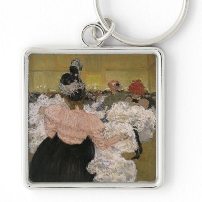 At the Moulin Rouge by Henri Evenepoel Keychain by Ladiebug