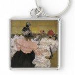 At the Moulin Rouge by Henri Evenepoel Keychain