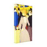 At the Moulin Rouge by Toulouse Lautrec Canvas Print