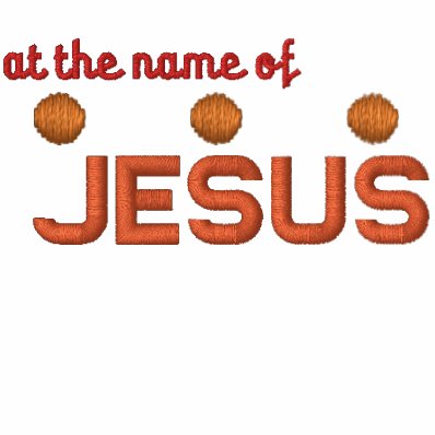 At the name of Jesus Christian jacket