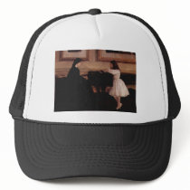 At the piano by James Abbott McNeill Whistler Trucker Hat