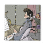 At the Piano Fridge Magnets