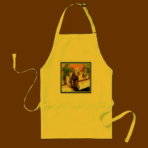 "At the Spa" aprons
