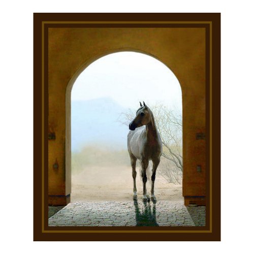 At The Stall Door print