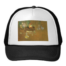 At the table by Toulouse-Lautrec Hat